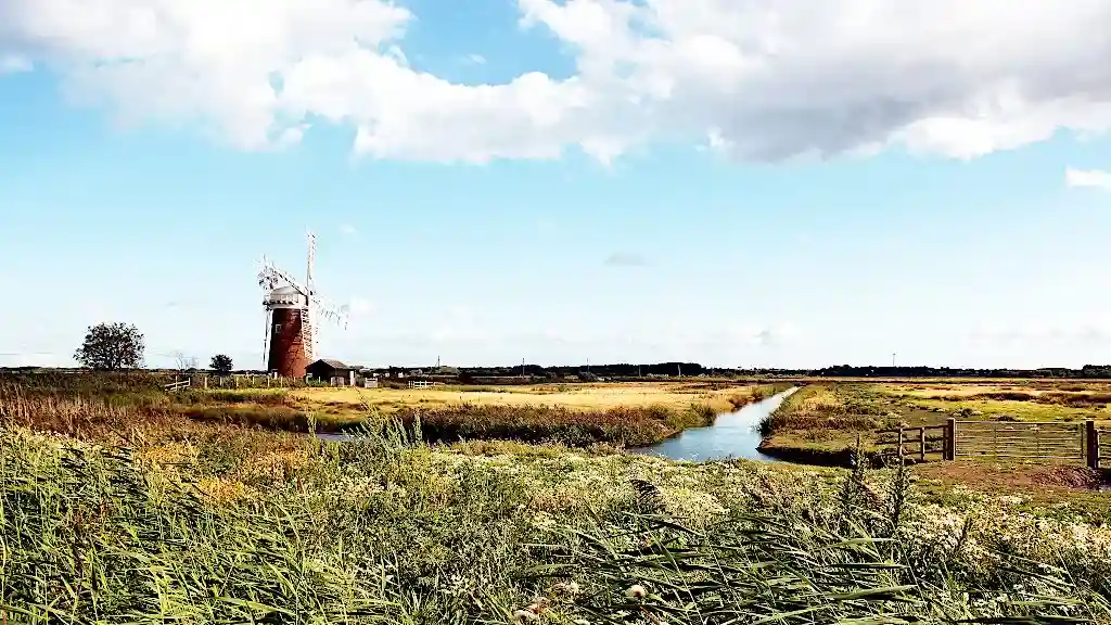 A windpump on a drainage canal