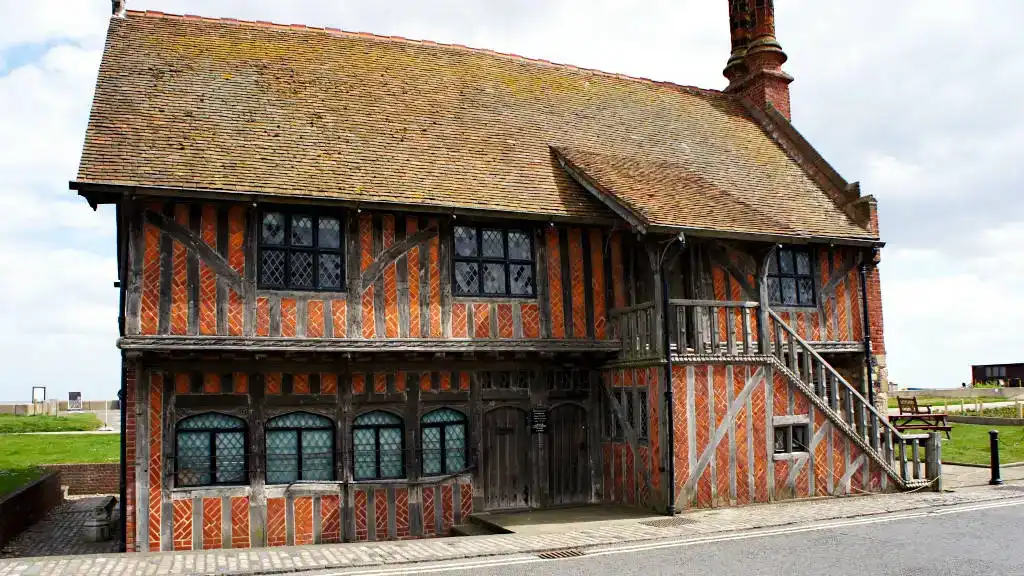 Tudor moot hall or town hall in Aldeburgh, Suffolk